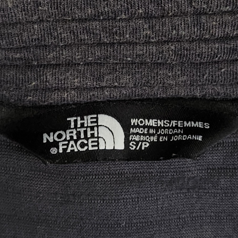 The North Face Indi Insulated Hoodie Jacket Womens Small Heather Gray Full Zip - Picture 4 of 12